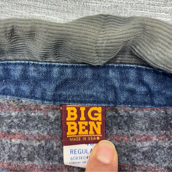 Vintage Wrangler Big Ben Denim Chore Jacket Men's Sz M/L - Picture 3 of 16